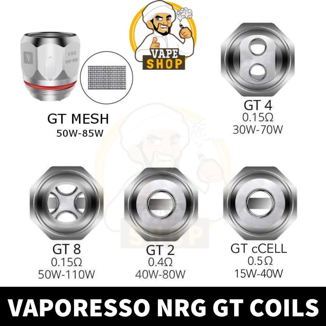 VAPORESSO NRG GT REPLACEMENT COILS-3PC/PACK