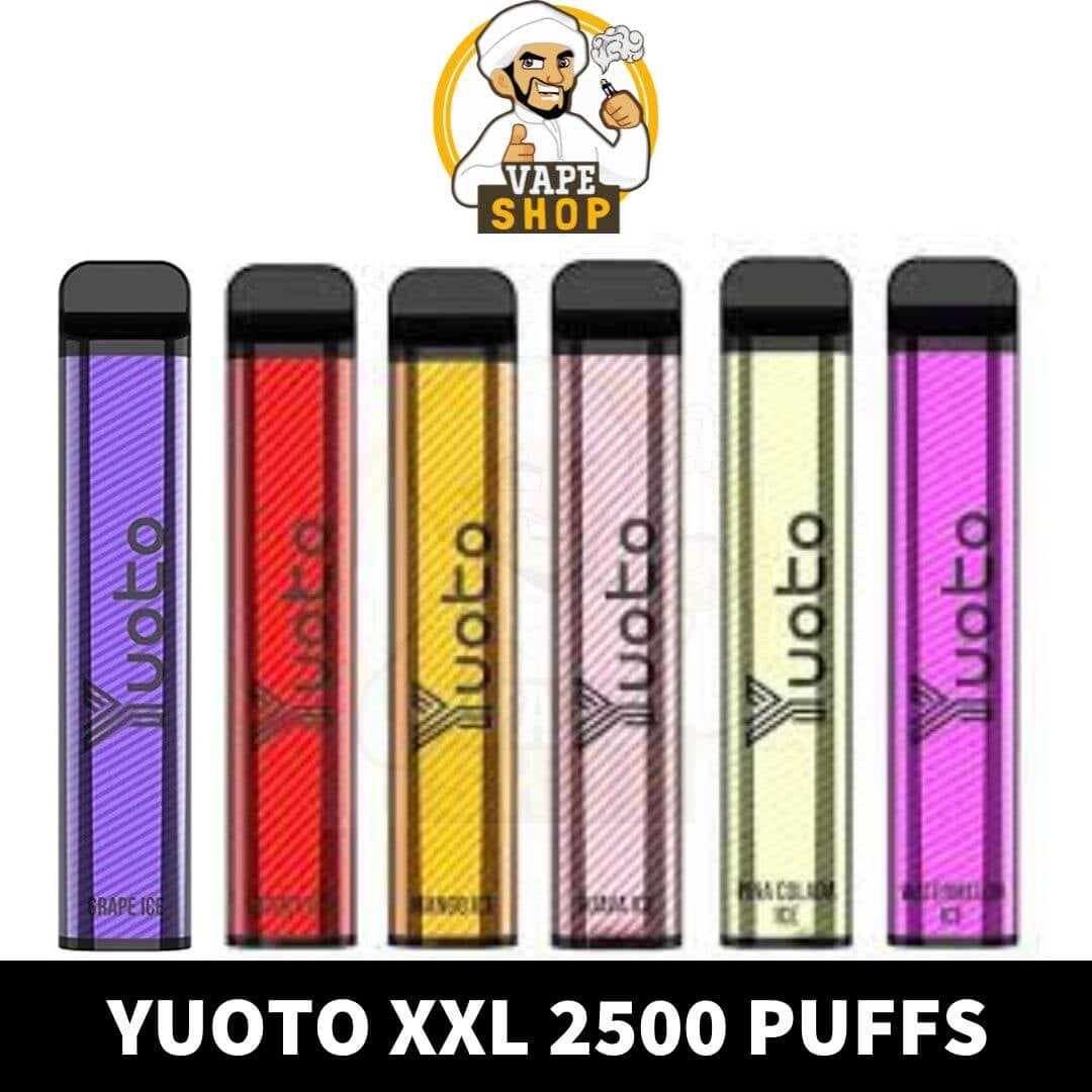Yuoto XXL Disposable Vape 2500 Puffs Buy in UAE Dubai Vape Shop
